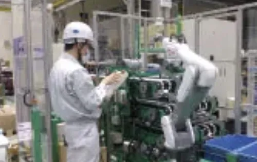 パイプNCライン自動投入ロボット装置
