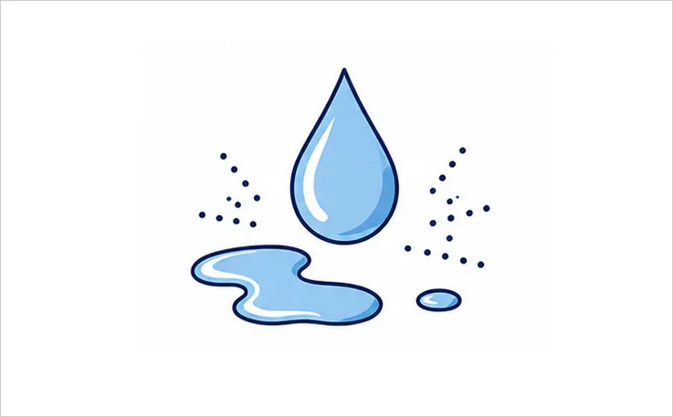 油汚れが残る