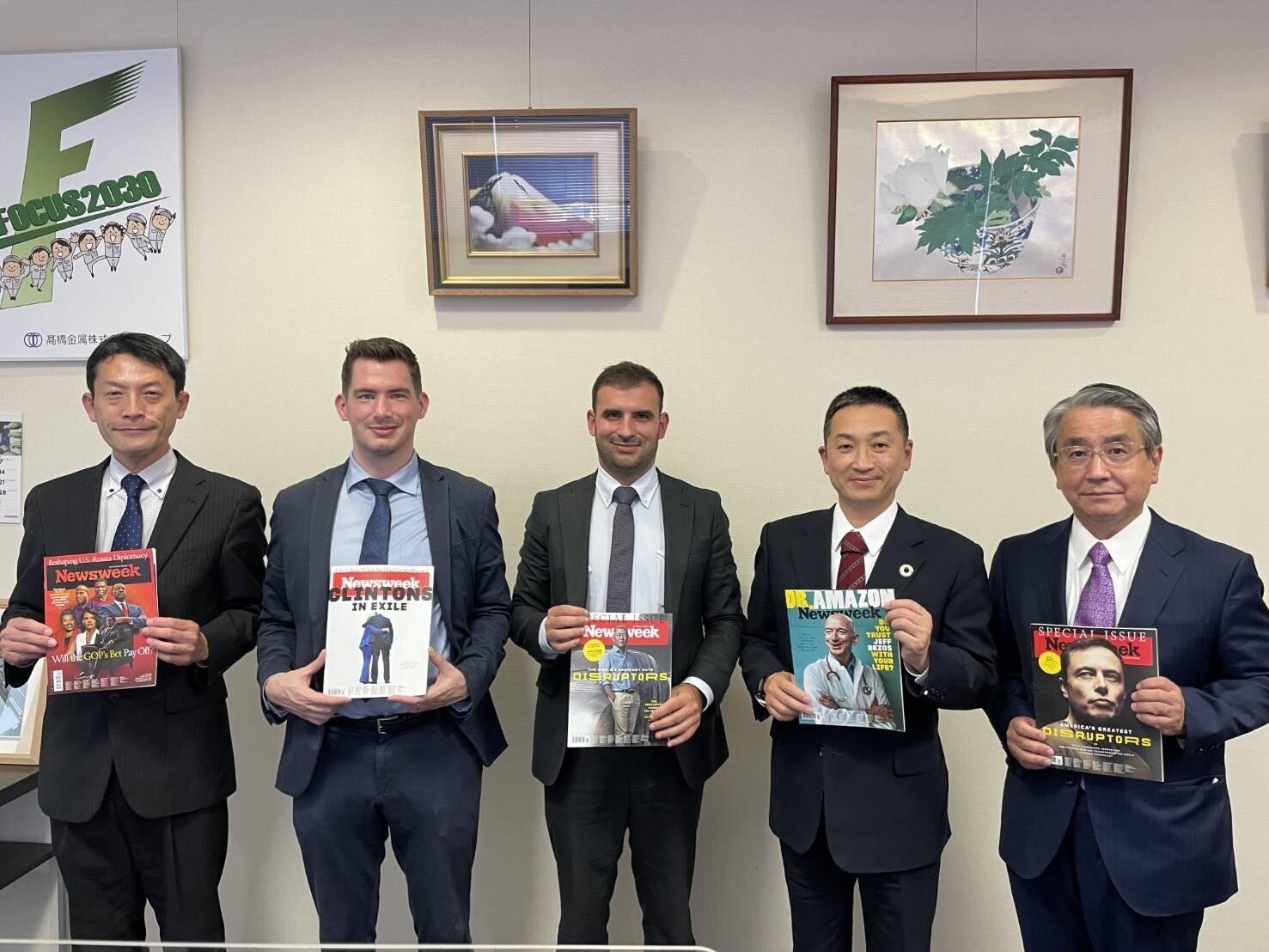 アメリカ情報誌【NEWSWEEK】に掲載